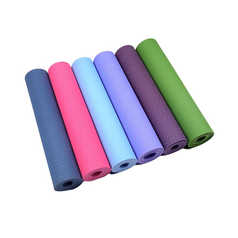 Spessore per tappetini yoga all\'ingrosso (4/6/8mm) MAT di fitness Mat di fitness tappetino per l\'ambientenon slip tappetino da yoga ad alta densità, adatto a yoga domestico, esercizio fisico, pilates.